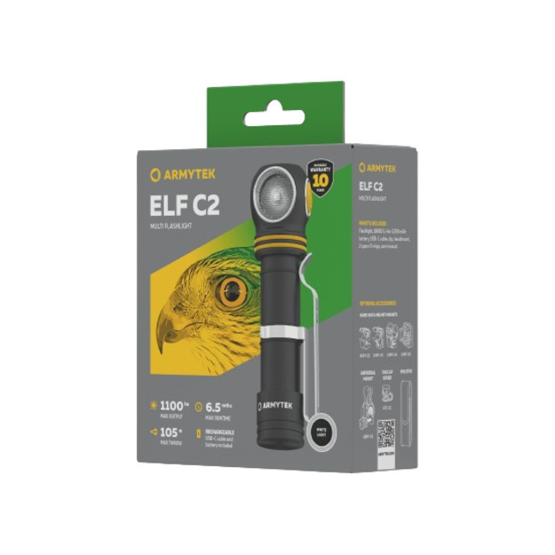 Armytek Elf C2 USBC flashlight 4in1 F05103C