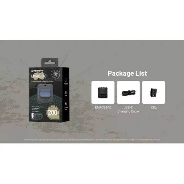 Nitecore EMR05 TAC pretodu līdzeklis