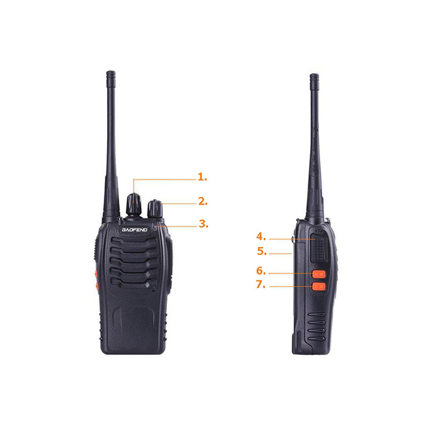 Baofeng BF-888S rācijas, 2gab