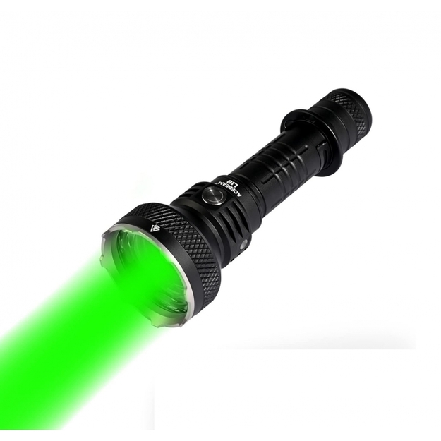 Acebeam L18 lukturītis, 2100lm, līdz 1155 metriem, zaļa gaisma