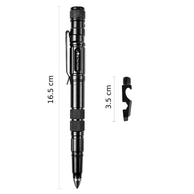 JB Tacticals 8-IN-1 Taktiskā pildspalva Melna