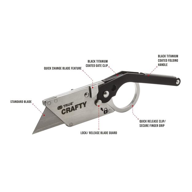 True Utility Crafty Folding Knife TU590