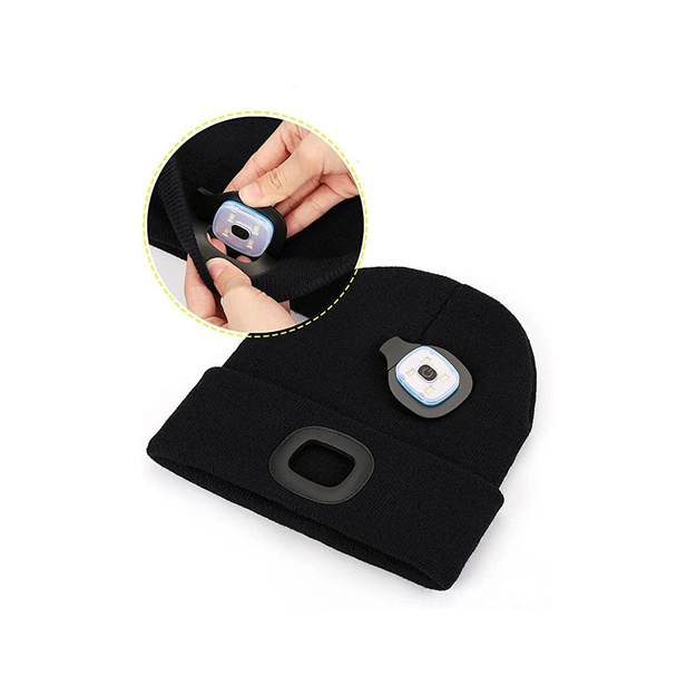 Cepure ar USB lukturīti