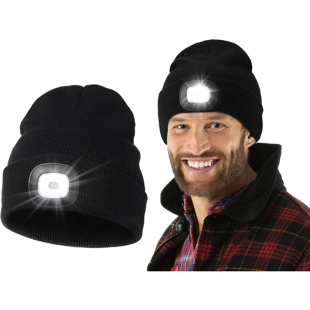 Cepure ar USB lukturīti