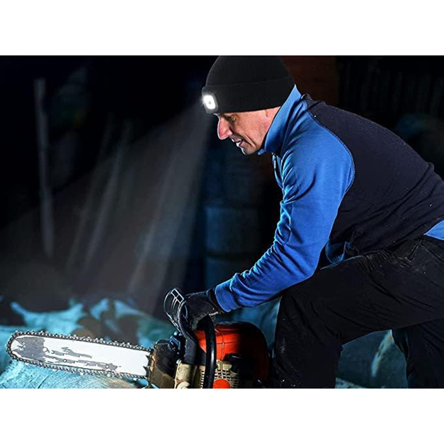 Cepure ar USB lukturīti