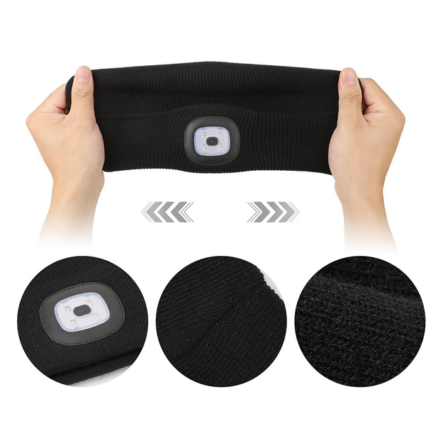 Cepure ar USB lukturīti