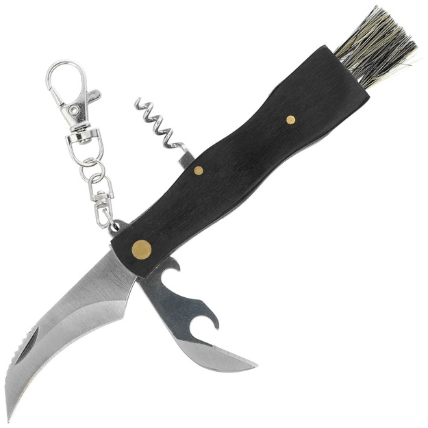 Martinez Albainox Setera multifunctional mushroom knife, Madeira wood, satin 3Cr13Mov (10593)