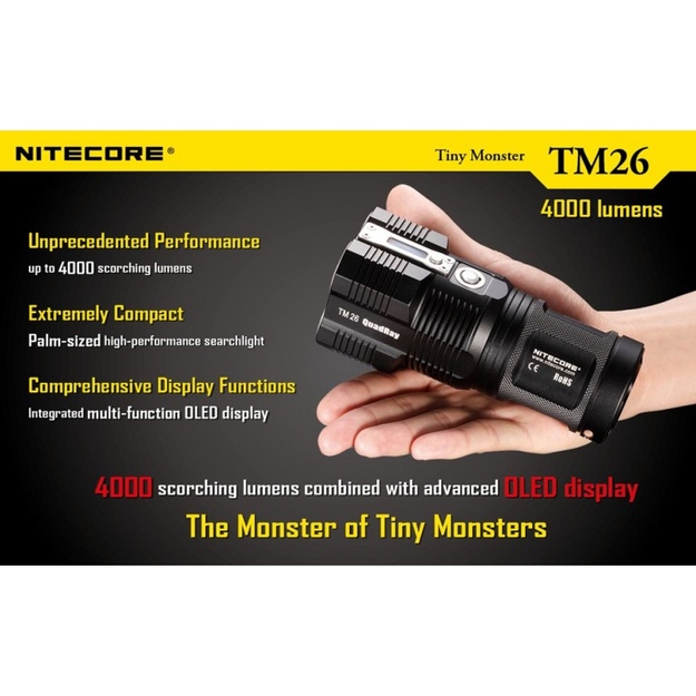 NITECORE TM26 žibintuvėlis