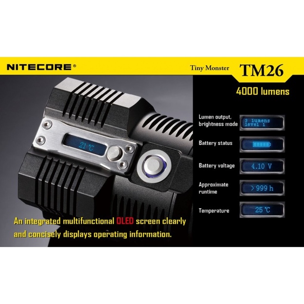NITECORE TM26 žibintuvėlis