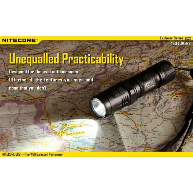 Nitecore EC21 žibintuvėlis