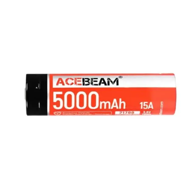 AceBeam 21700 5000 mAh akumulators (Li-Ion)