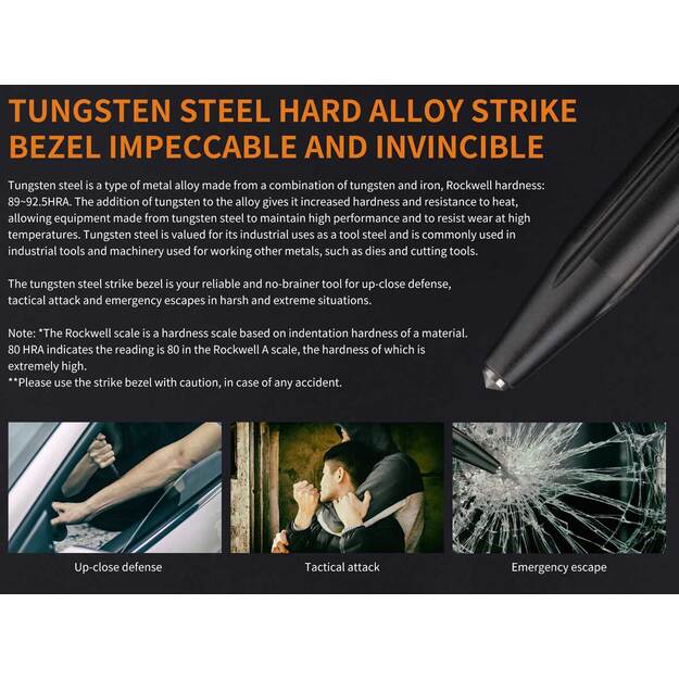 Fenix ​​T5 alumīnija taktiskā pildspalva