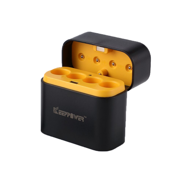 Keeppower I4 Lādētājs ar 4 x 1.5V AA Litija jonu baterijām (3600 mWh) &ndash; USB-C Ieeja