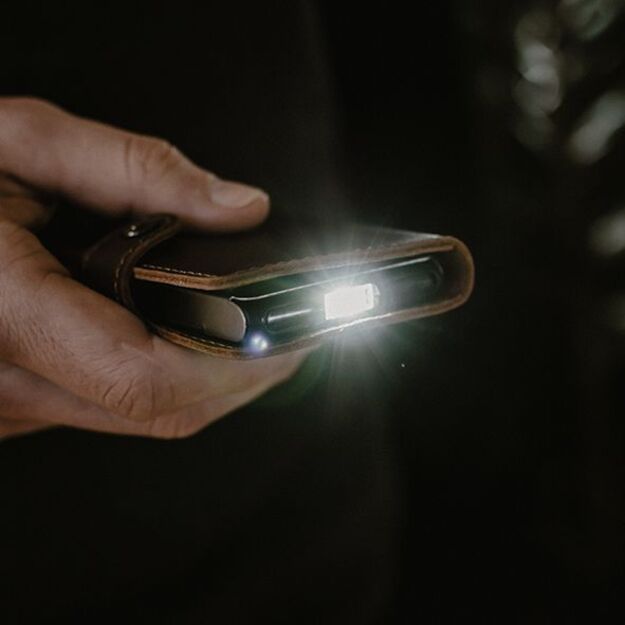 Led Lenser Lite maks, brūns, ar RFID aizsardzību