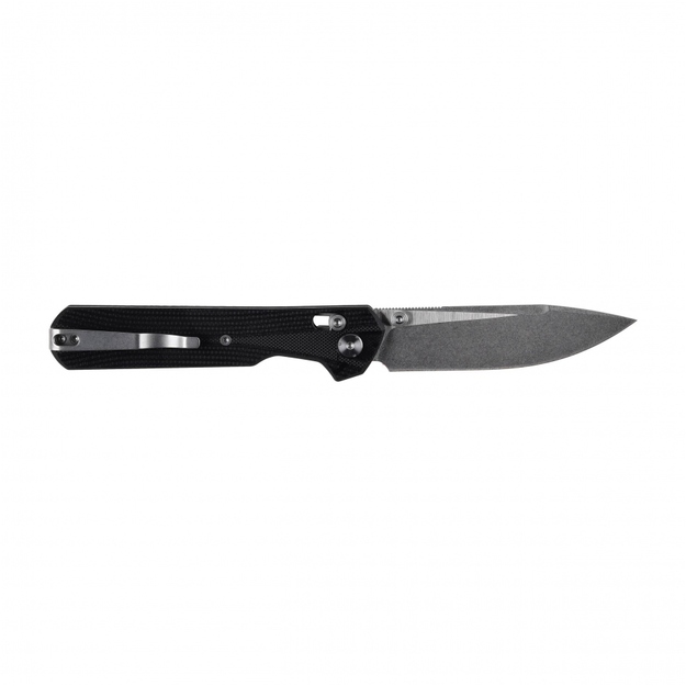 KNIVESPL The First CPM MagnaCut folding knife, black G10, Stonewashed/Satin