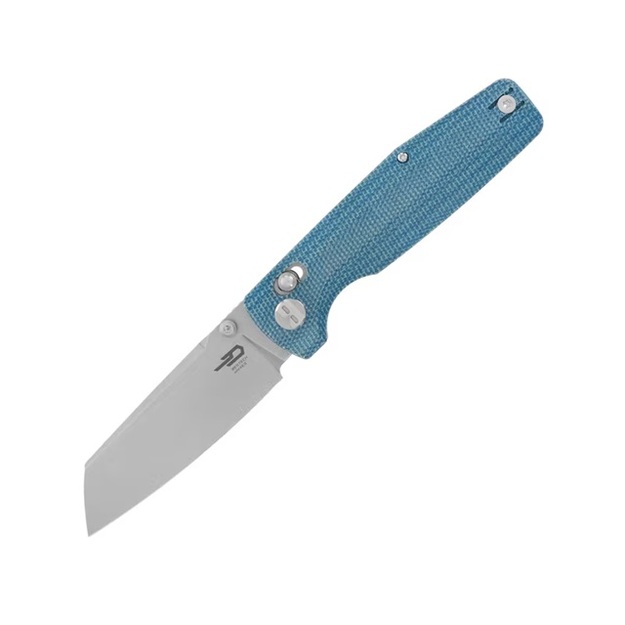 Складной нож Bestech Slasher Blue Micarta D2 (BG56C-1)