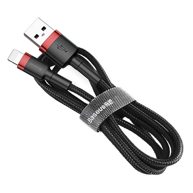 Baseus Cafule USB Lightning Cable 2,4A 0,5m (Red+Black)