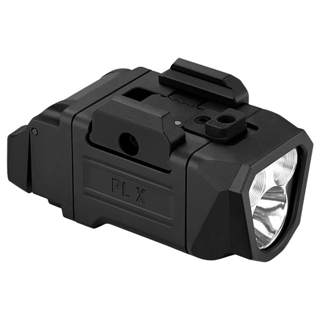 Olight PL X flashlight on a gun