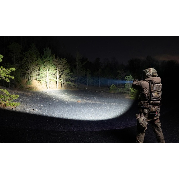 Olight PL X flashlight on a gun