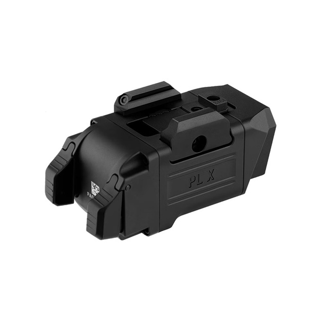 Olight PL X flashlight on a gun