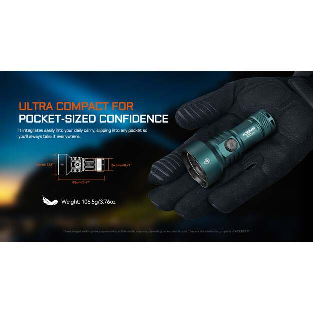 Acebeam E10 2.0 Long Range Compact EDC Flashlight
