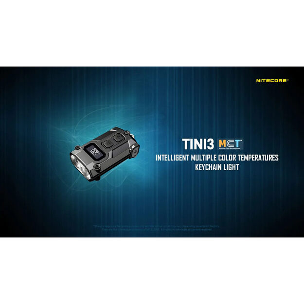 Nitecore TINI 3 LED flashlight 600lm Gray