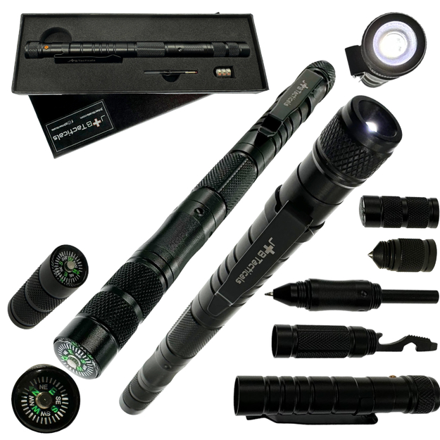 JB Tacticals Kubotan &ndash; profesionāla 10-in-1 taktiskā pildspalva JB-03