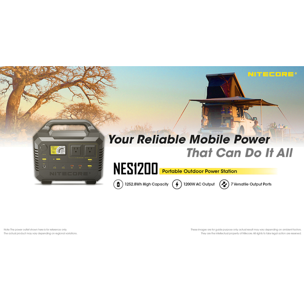 Nitecore Power Station NES1200 - 348000mAh