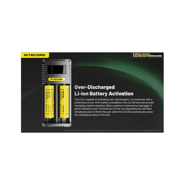 Nitecore USB-C Lādētājs CI2