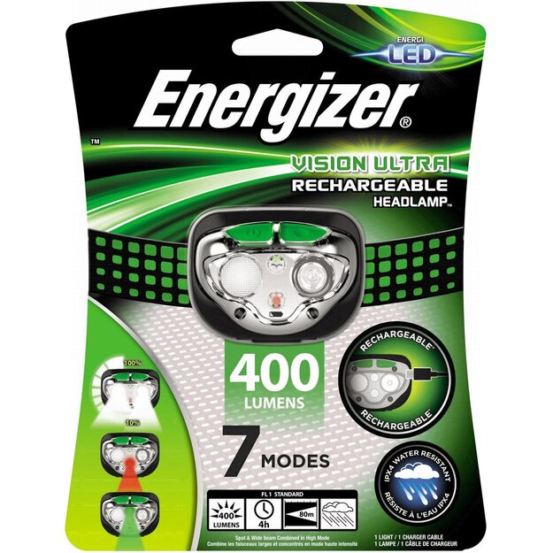 Energizer Vision Ultra HD Rechargeable Headlamp