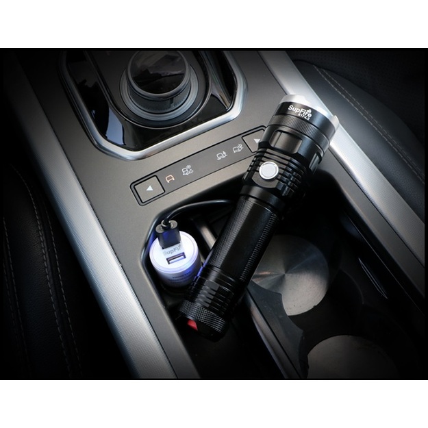 Supfire X17, USB, 1100lm flashlight 