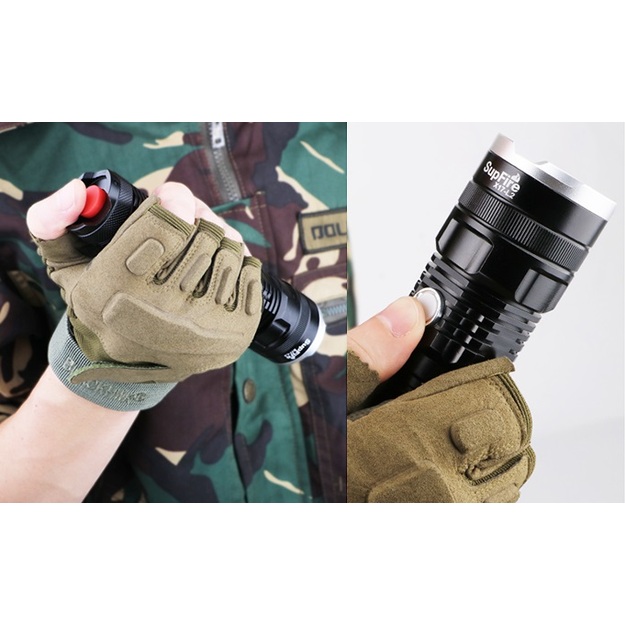 Supfire X17, USB, 1100lm flashlight 