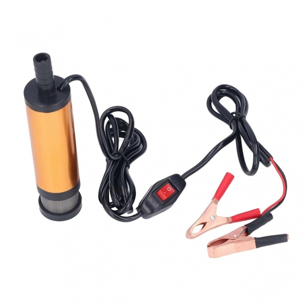 Электрический насос для топлива и жидкостей 12В (38 мм)