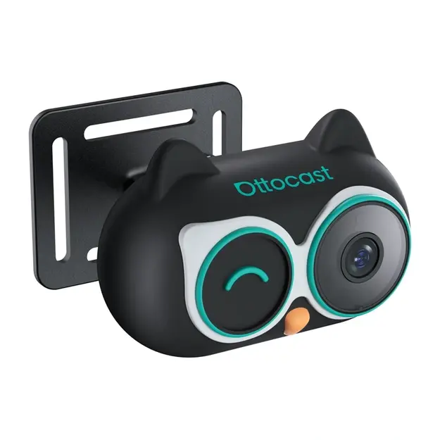 Ottocast Cabin Care wireless CarPlay adapter with baby car mirror