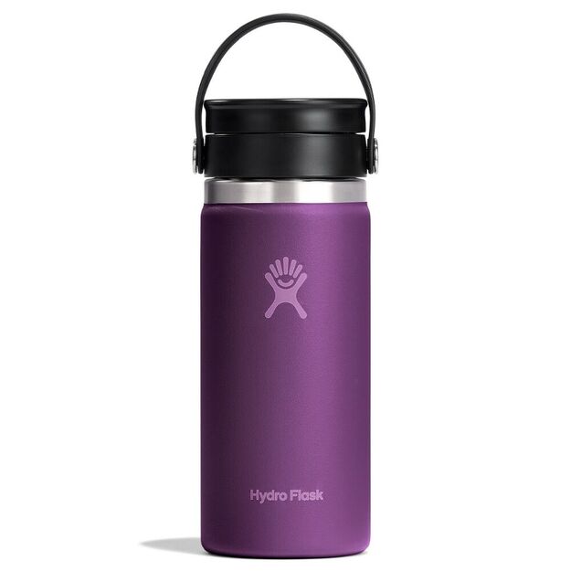 Hydro Flask Wide elastīga vāka izolēta pudele Beachplum 475 ml W16BCX526