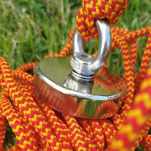 H&Ouml;GLER spēcīgs neodīma zvejas magnēts 90 mm 350 kg