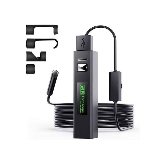 Universāls Wi-Fi endoskops (pārbaudes kamera) priek&scaron; Android, iOS (iPhone), PC, 3-in-1