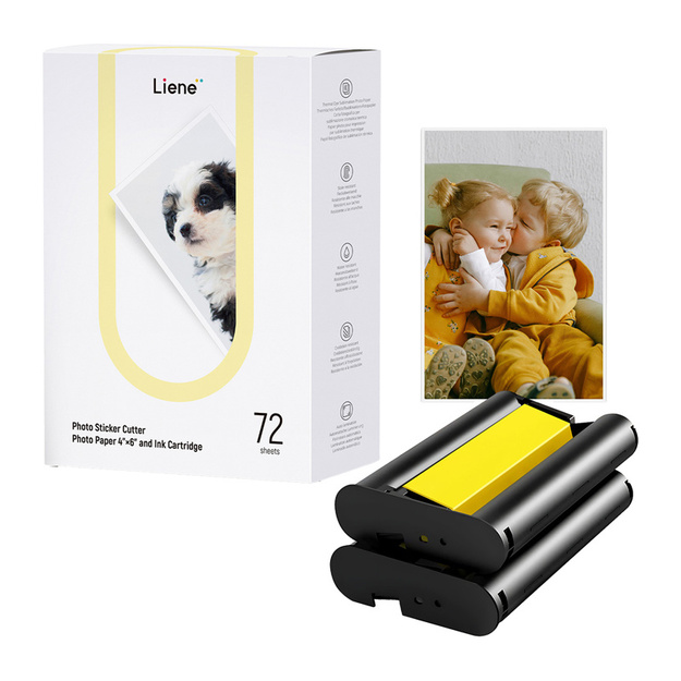 Liene PixCut 4x6  printer paper, 72 sheets