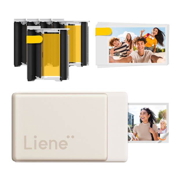 Liene Pearl N200 Pro 2x3  Portable Photo Printer Kit (Gold)