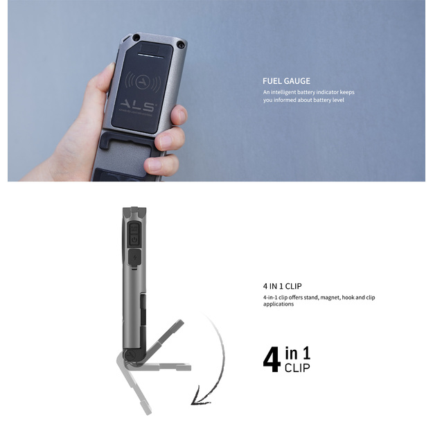 Darba lampa 1000lm LED, bezvadu uzlāde, SLM1K2R