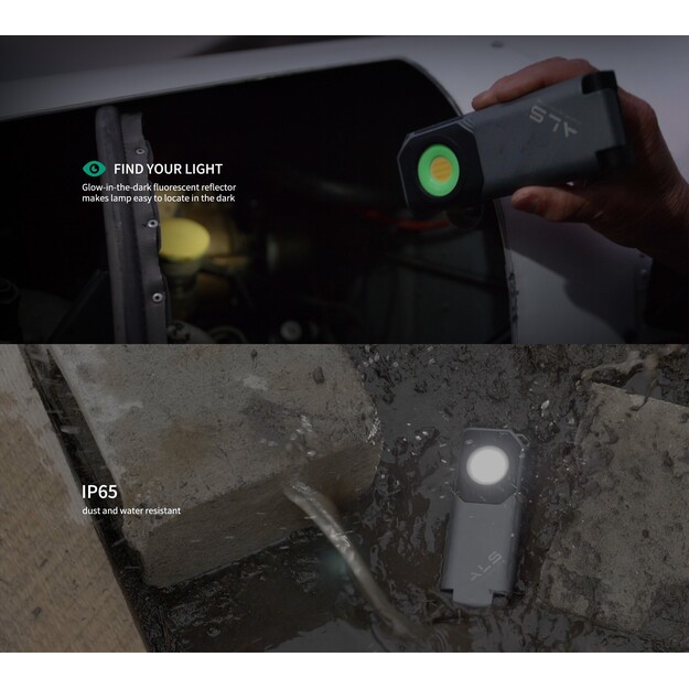 Darba lampa 1000lm LED, bezvadu uzlāde, SLM1K2R