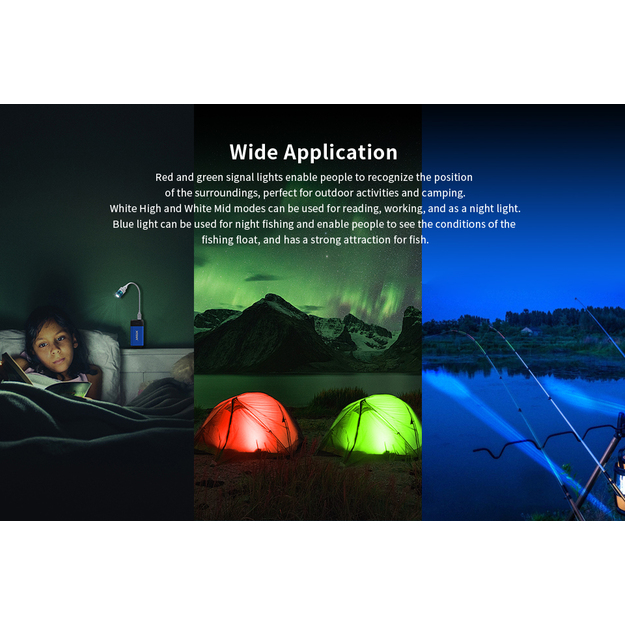 Xtar UL1 120lm USB Powered Goose Neck LED gaisma