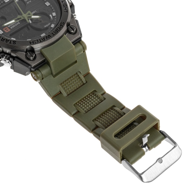 Badger Outdoor Grid pulkstenis - armijas zaļ&scaron;/melns