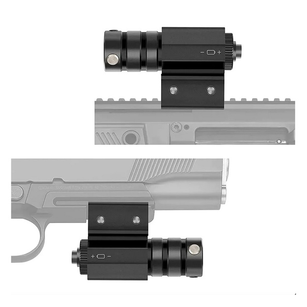 Sarkanais lāzera tēmēklis 11-22 mm pneimatiskām pistolēm