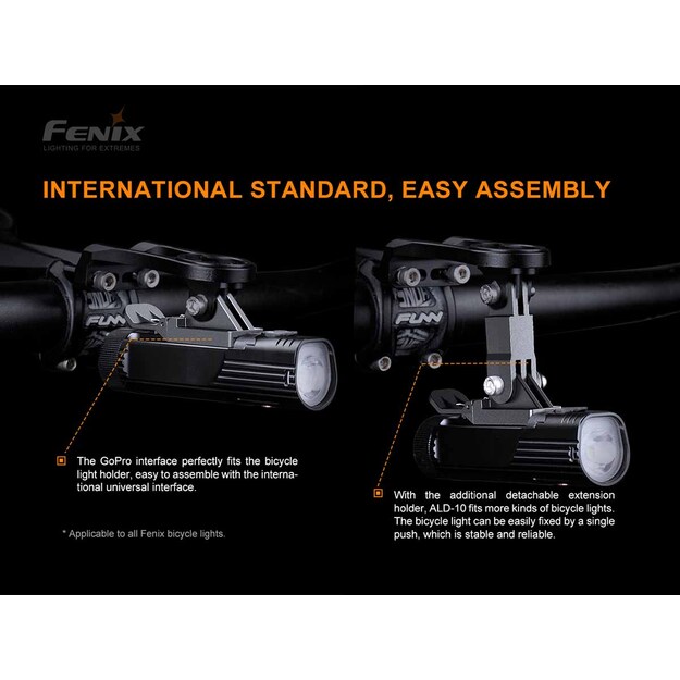 Fenix ​​​​ALD-10 velosipēda gaismas turētājs