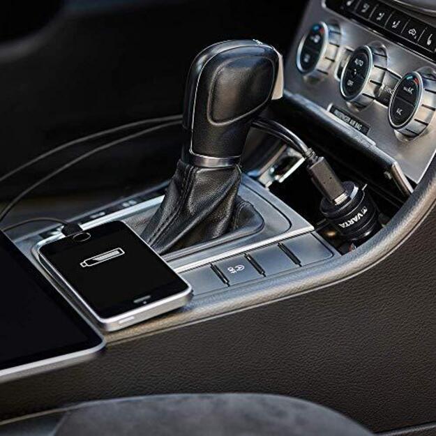 VARTA auto lādētājs ar dubultu USB ligzdu 57932