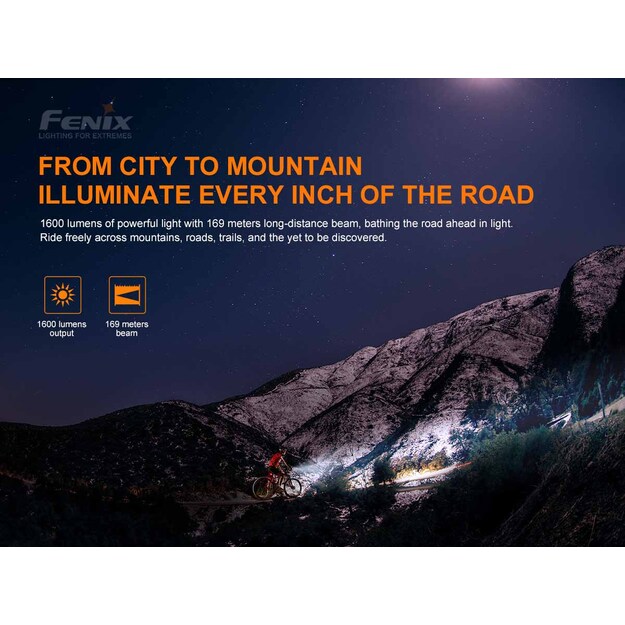 Fenix ​​BC26R-D ​​rechargeable bicycle light