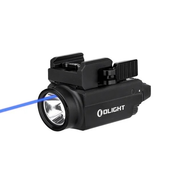 Olight BALDR S flashlight on pistol 800lm blue laser