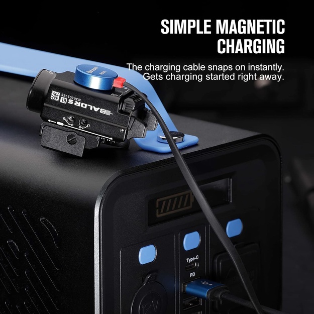 Olight BALDR S flashlight on pistol 800lm blue laser