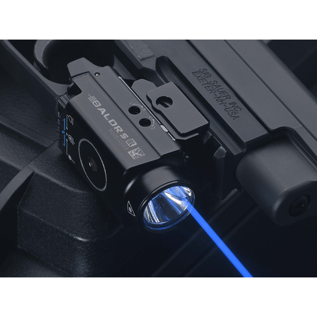 Olight BALDR S flashlight on pistol 800lm blue laser